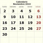 Calendario noviembre-2010 Calendario noviembre-2010