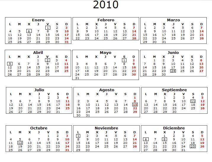 calendario 2011 espaa. entrega de los calendarios