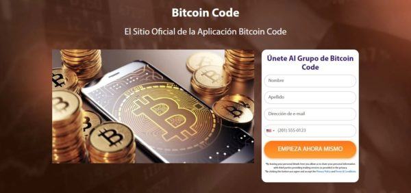 Registro en Bitcoin Code