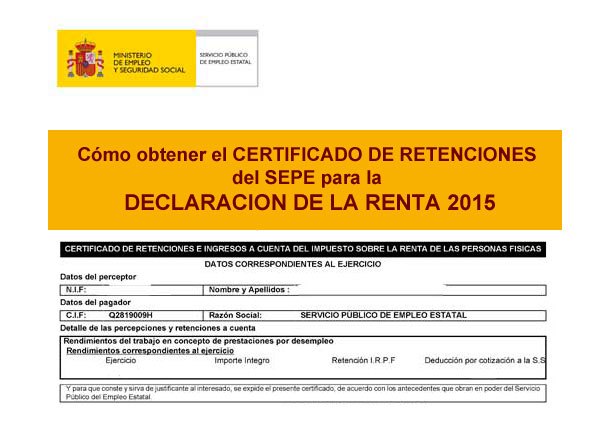 Retención del IRPF en las prestaciones por desempleo 