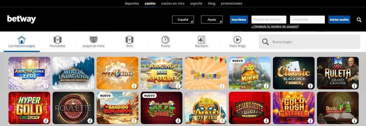 betway casino casinos online fiables