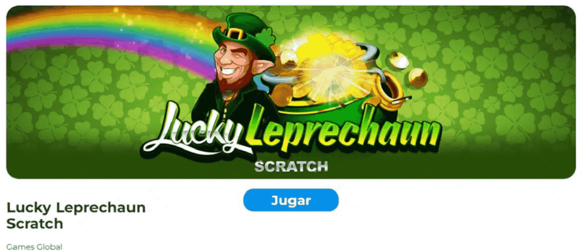 rasca y gana lucky Leprecahaun scratch