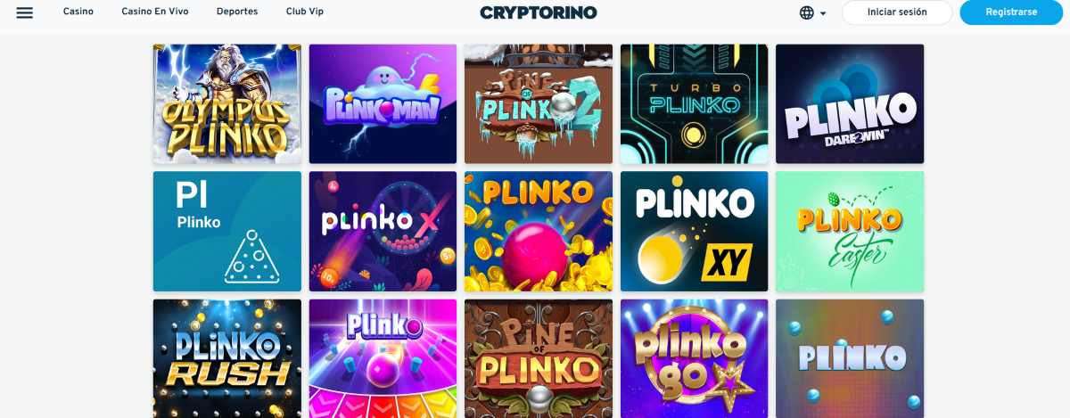 Cryptorino plinko