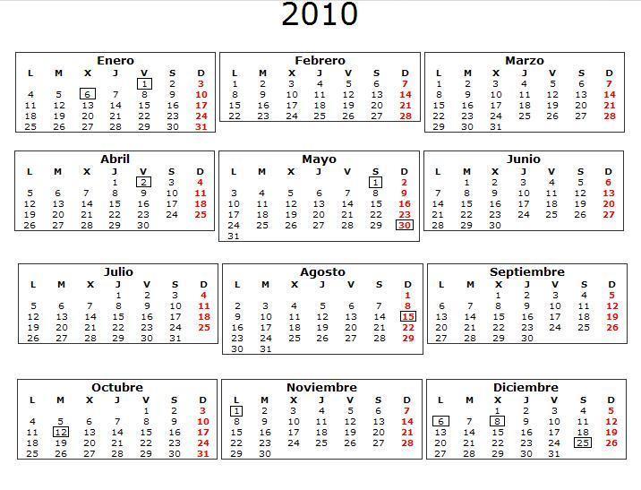 Calendario laboral 2010 canarias definanzas
